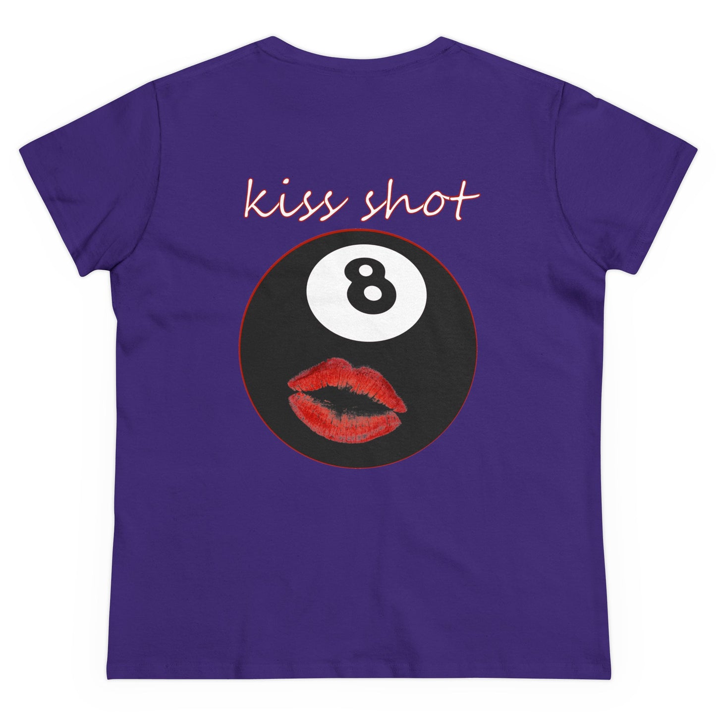 "Kiss Shot" 8 Ball Ladies Tee