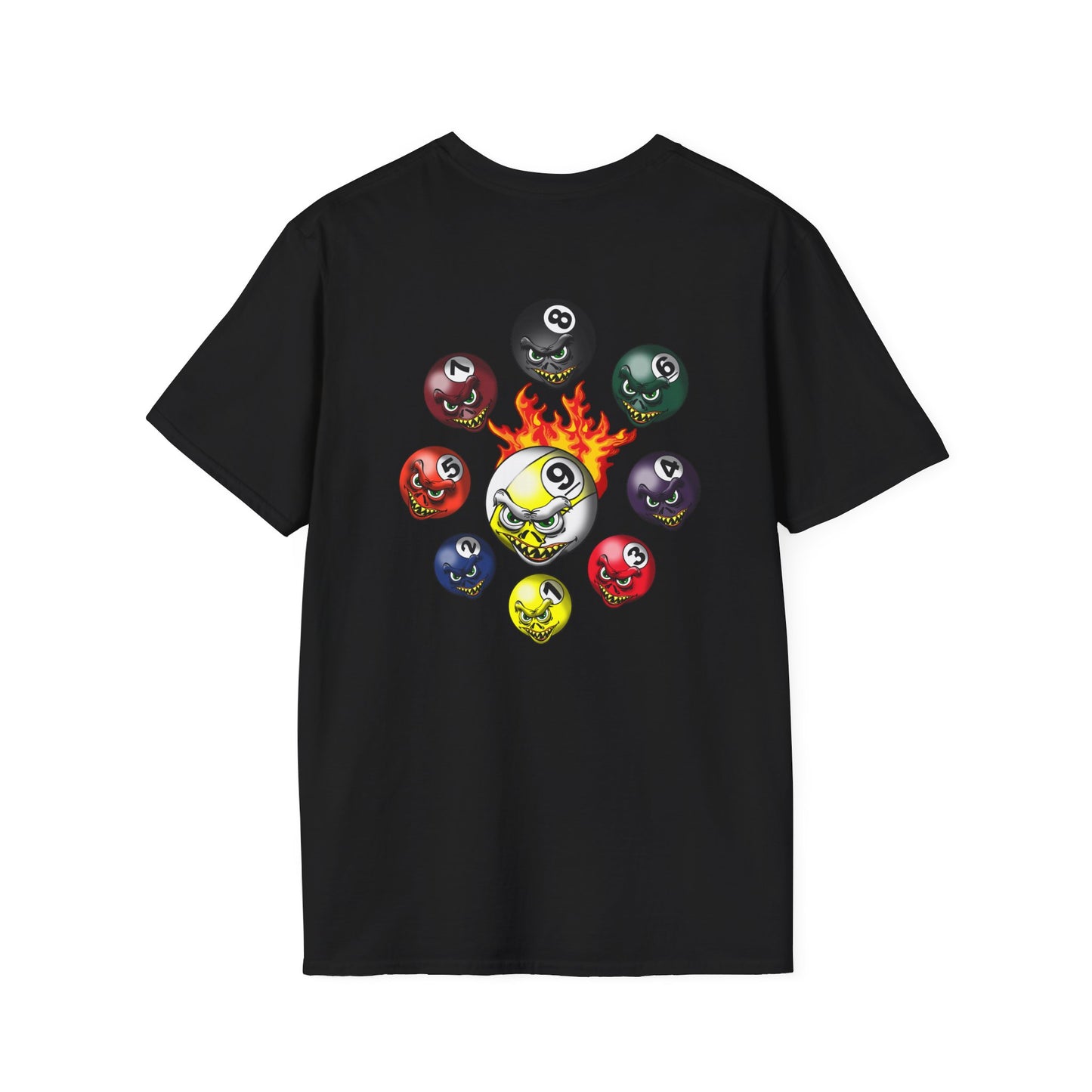 Monster Balls "They're Coming" 9 Ball Tee