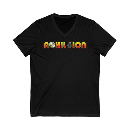 Monster 8 Ball Ladies V Neck Tee