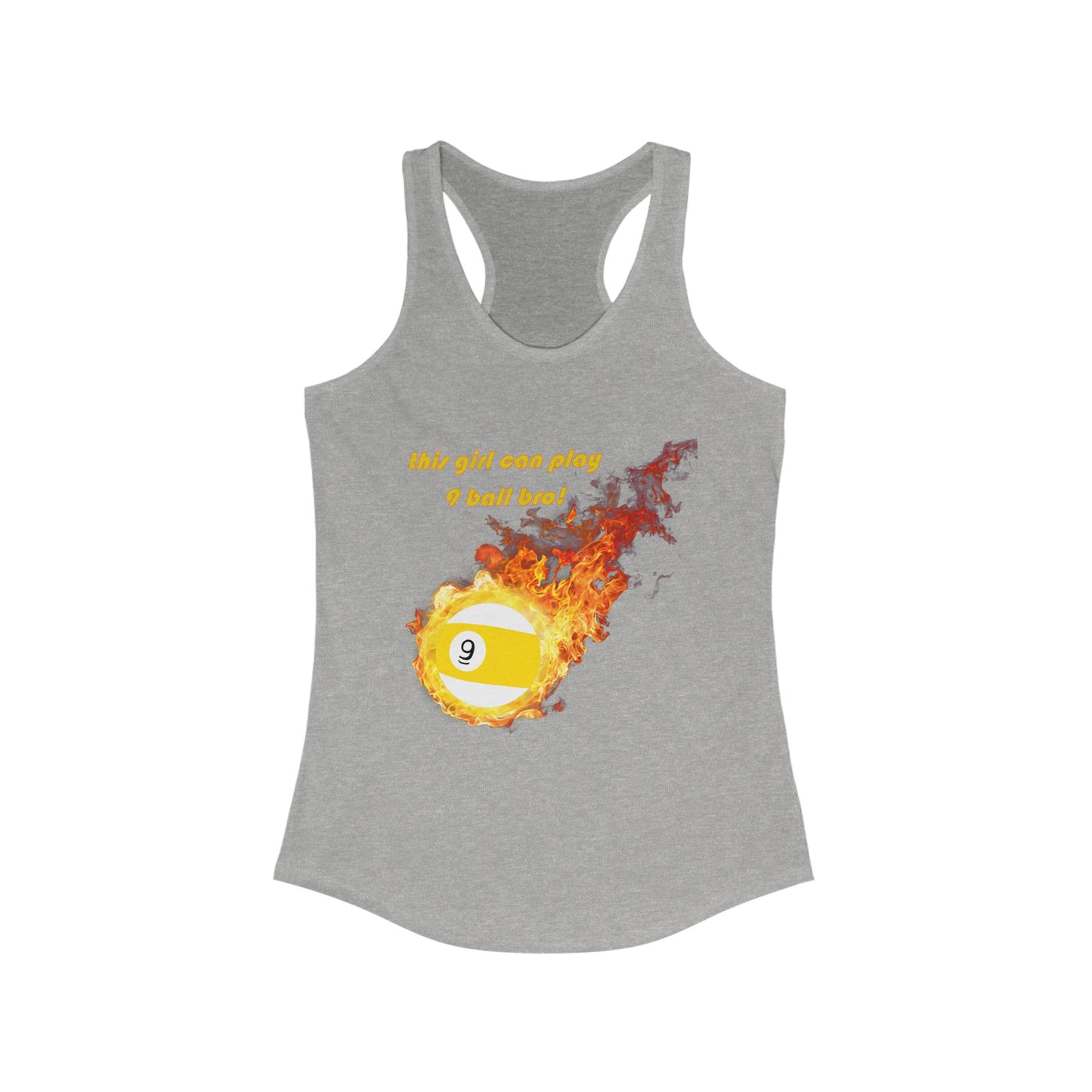 This Girl Can Play 9Ball Bro! Racerback Tank