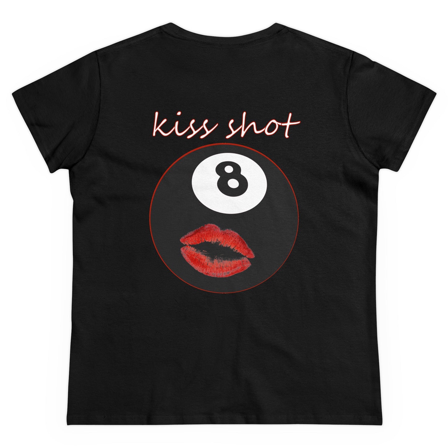 "Kiss Shot" 8 Ball Ladies Tee