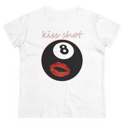 "Kiss Shot" 8 Ball Ladies Tee