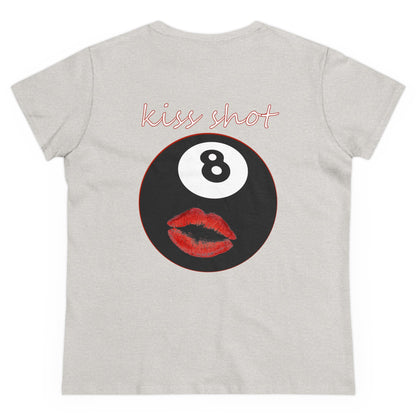 "Kiss Shot" 8 Ball Ladies Tee