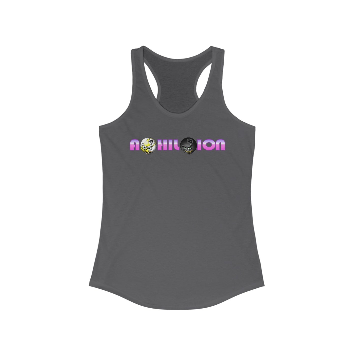 A9HIL8ION – Womens NEO Logo Classic Racerback Tank