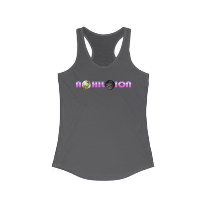 A9HIL8ION – Womens NEO Logo Classic Racerback Tank