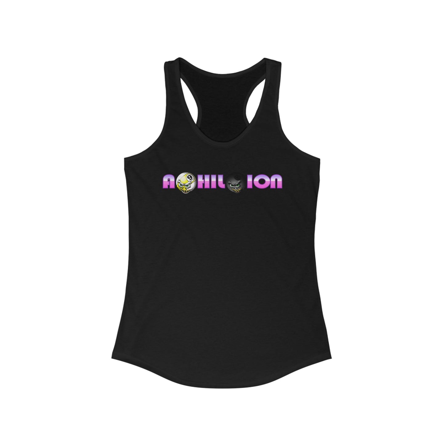 A9HIL8ION – Womens NEO Logo Classic Racerback Tank