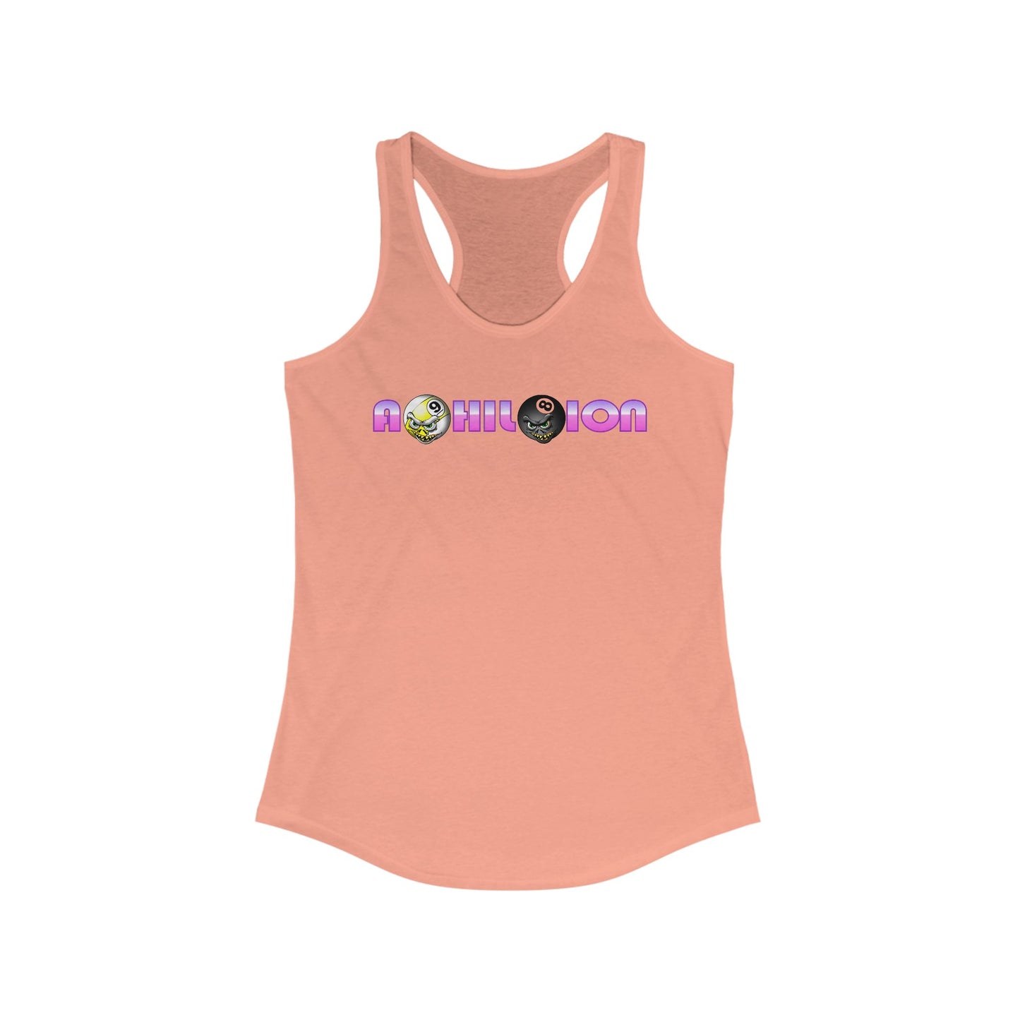 A9HIL8ION – Womens NEO Logo Classic Racerback Tank