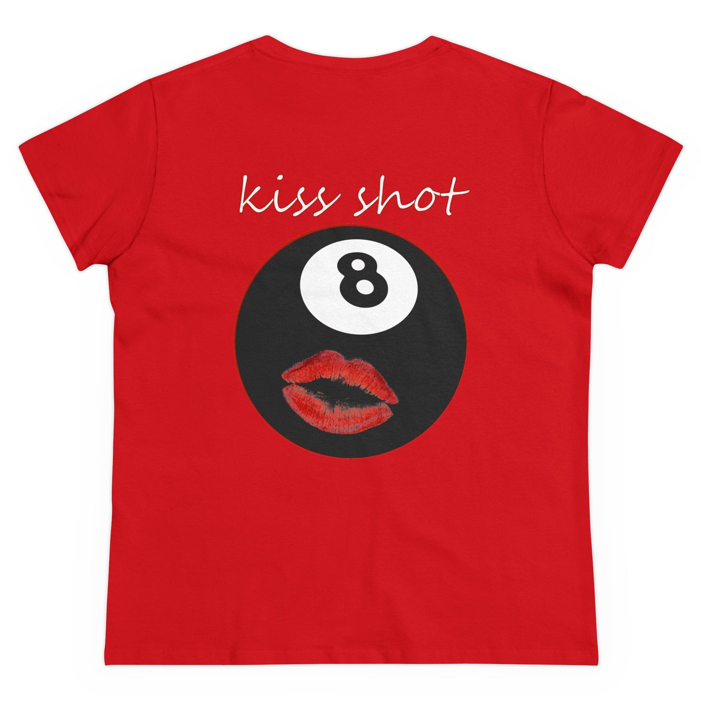 "Kiss Shot" 8 Ball Ladies Tee