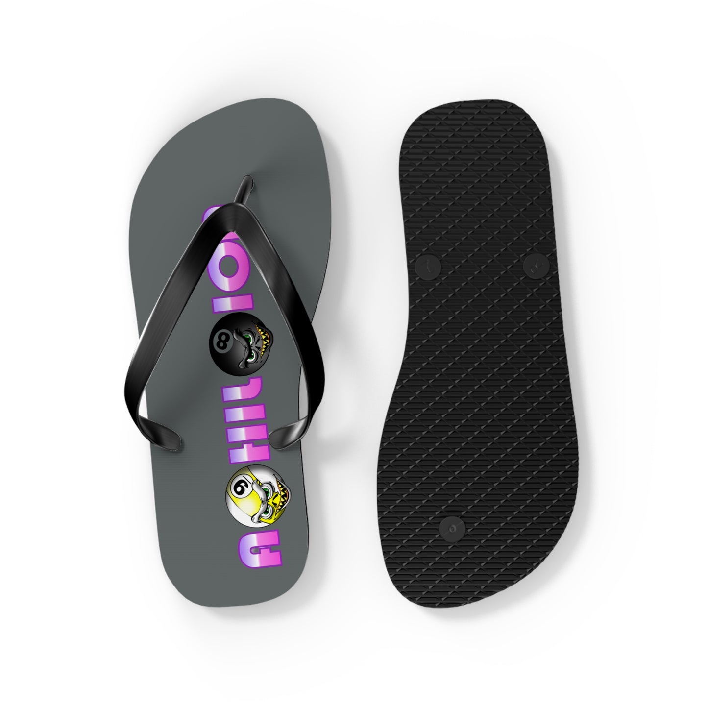 A9HIL8ION – Womens NEO Logo Flip Flops