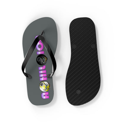 A9HIL8ION – Womens NEO Logo Flip Flops